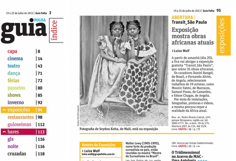 Guia da Folha – 10-25.07.2013 | ICCo, São Paulo
