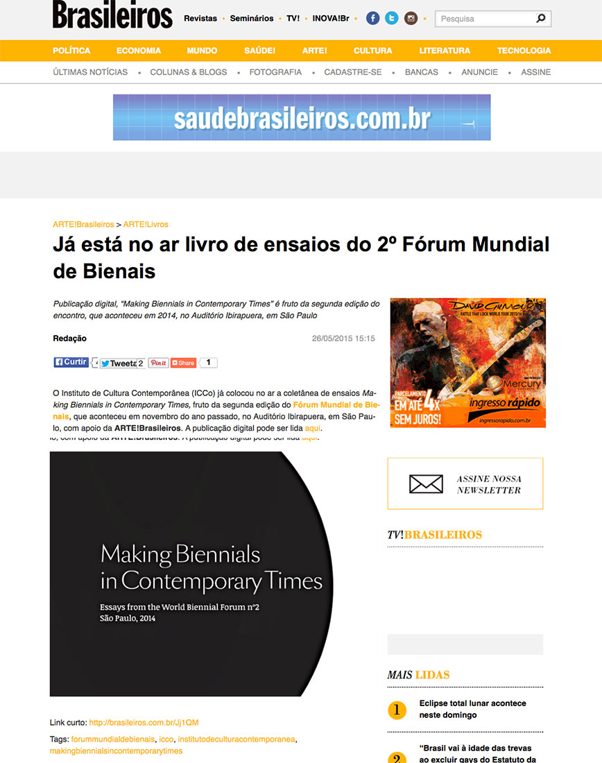 Brasileiros | ICCo, São Paulo, Brazil