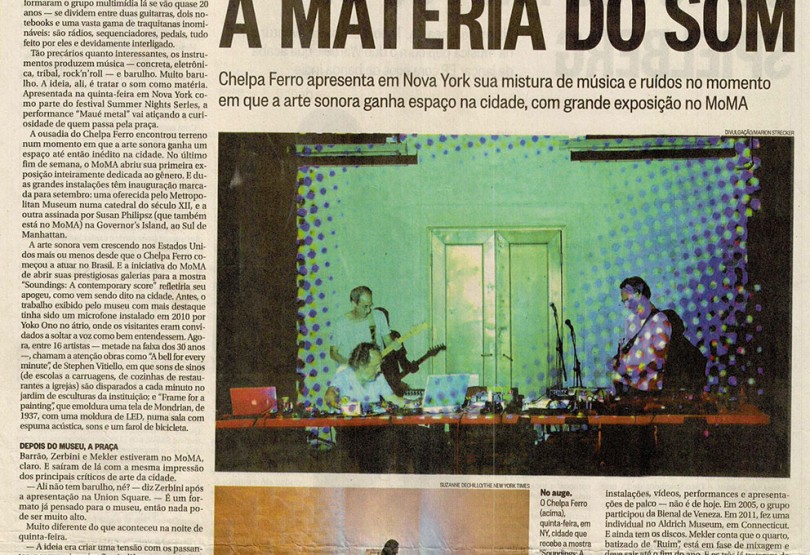 O Globo Segundo – Caderno – 18.03.2013 (art.br#2) | ICCo, São Paulo