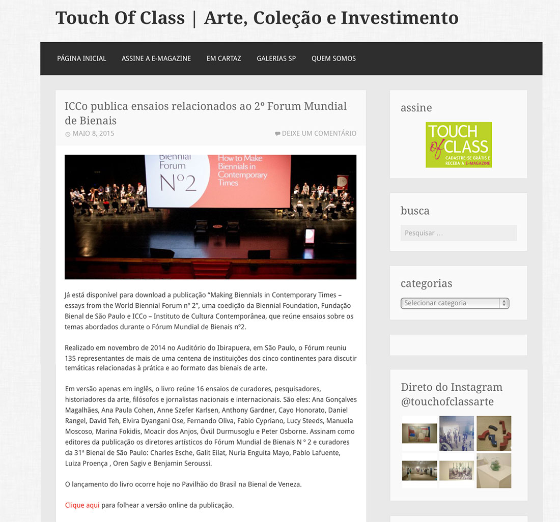 Touch of class | ICCo, São Paulo, Brazil