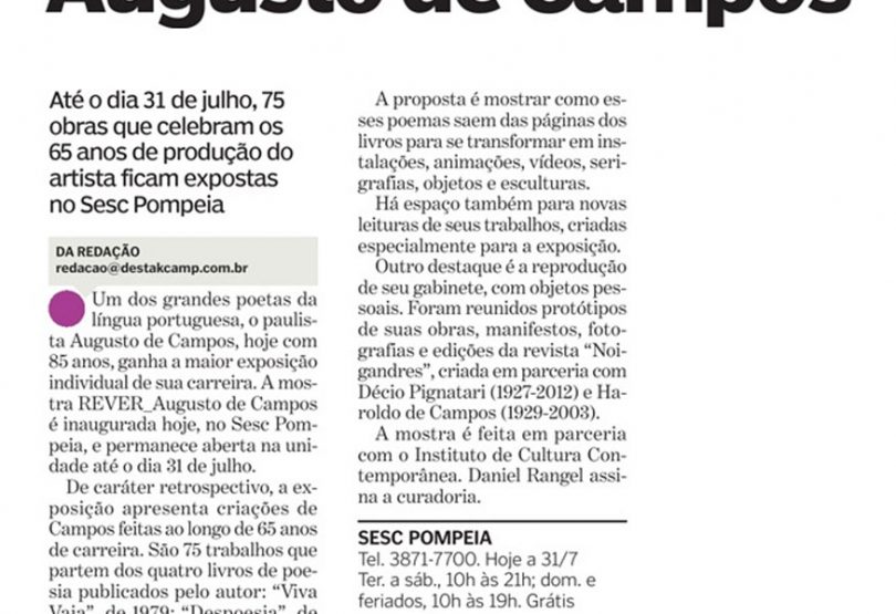 Destak – 05.05.2016 | ICCo, São Paulo